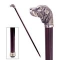 Design Toscano The Padrone Collection: Hunting Dog Pewter Walking Stick PA200